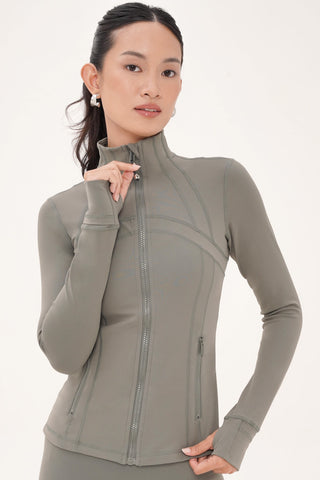 Luxe+ Contoured Jacket in Moss