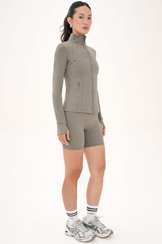 Luxe+ Contoured Jacket in Moss