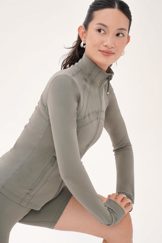 Luxe+ Contoured Jacket in Moss