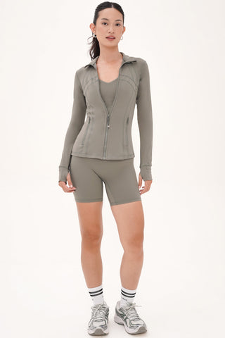 Luxe+ Contoured Jacket in Moss