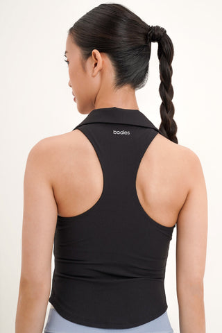 Tour Polo Top in Black (Last Pieces)
