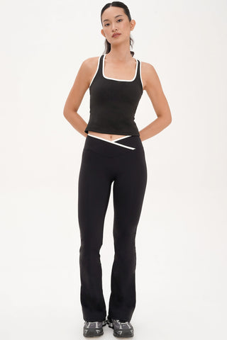 Boast Contrast Bra Top in Black