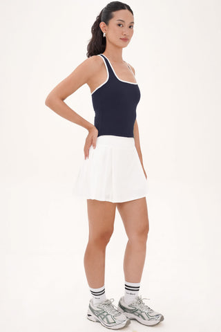 Boast Contrast Bra Top in Midnight Navy