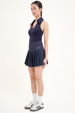 Match Point Skirt in Navy