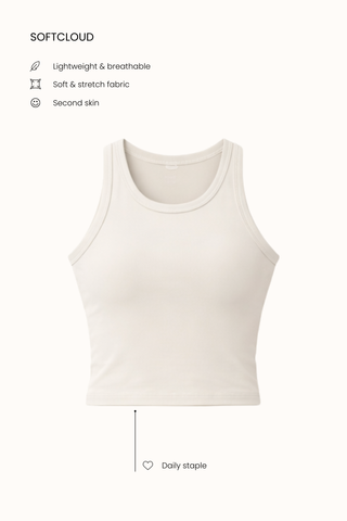 Routine Bra Top in White