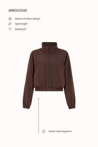 Rusher Bomber Jacket in Espresso
