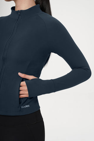 Raglan Jacket in Marine