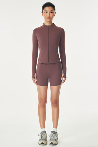 Raglan Jacket in Raisin