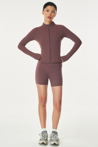 Raglan Jacket in Raisin