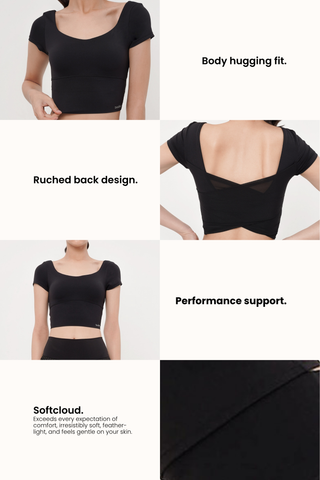 Restore Bra Top in Black