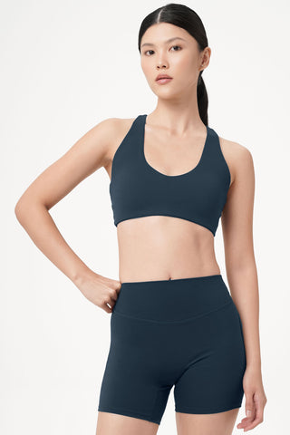 Rhythm Bra Top in Marine