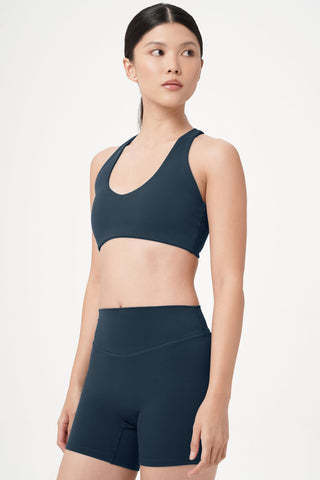 Rhythm Bra Top in Marine
