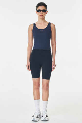 Route Pocket Tank Top in Midnight Navy