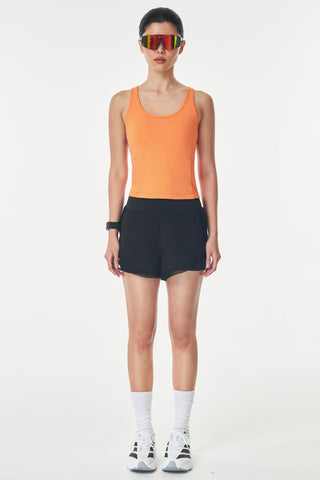 Route Pocket Tank Top in Orange
