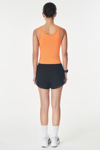 Route Pocket Tank Top in Orange