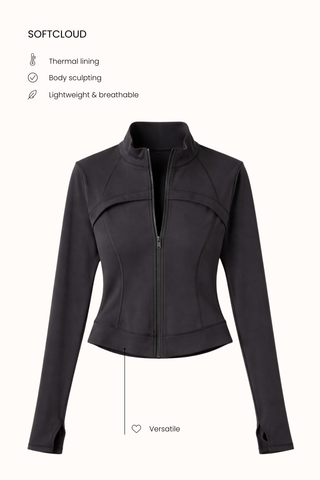 Sculpt Thermal Jacket in Black