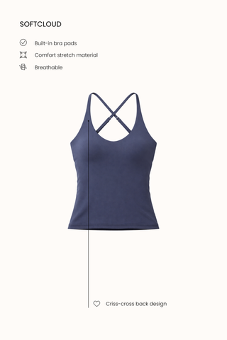 Solid Bra Top in Sand