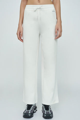 Slim Straight Pants in White