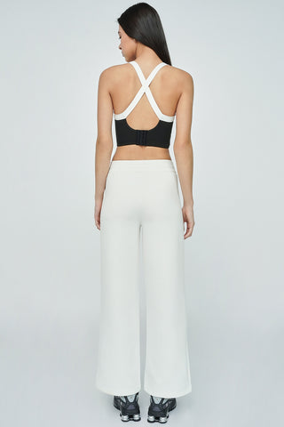 Slim Straight Pants in White