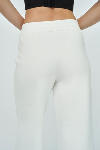 Slim Straight Pants in White
