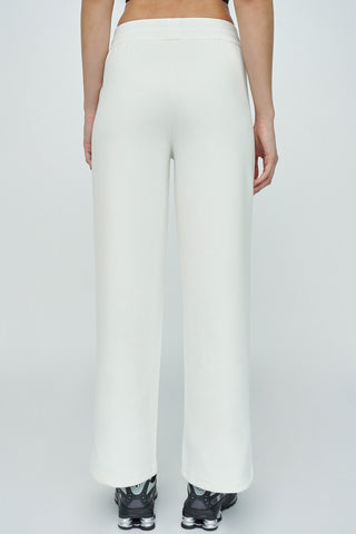 Slim Straight Pants in White