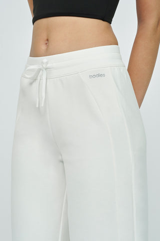 Slim Straight Pants in White