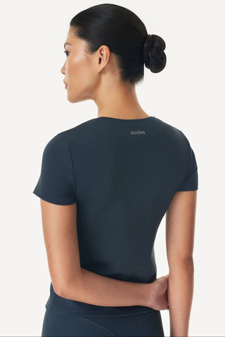 Solene Baby Tee in Marine