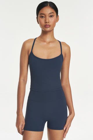 Stance Bra Top in Midnight Navy