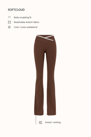 Thrive Flare Pants in Espresso