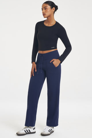 Ascent Straight Pants in Midnight Navy