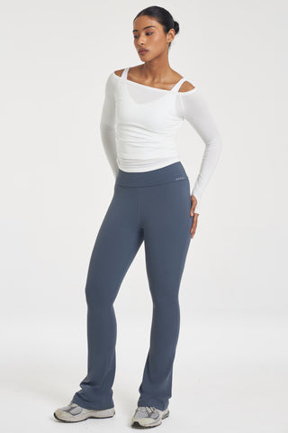 Ultracompress Flare Pants in Steel Blue