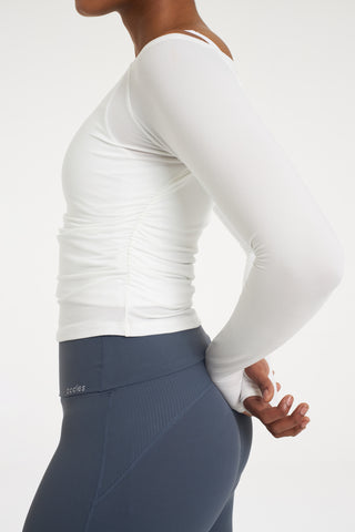 Ultracompress Flare Pants in Steel Blue