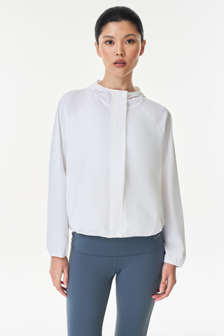 Folded Flare Pants in Steel Blue