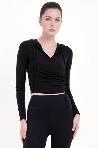 Terra Wrap Jacket in Black