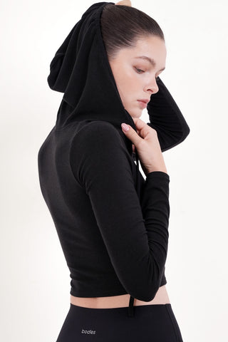 Terra Wrap Jacket in Black