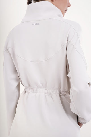 Syncra+ High-Neck Jacket in Eggshell