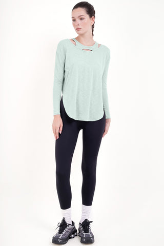 Vault Long Sleeve Top in Matcha
