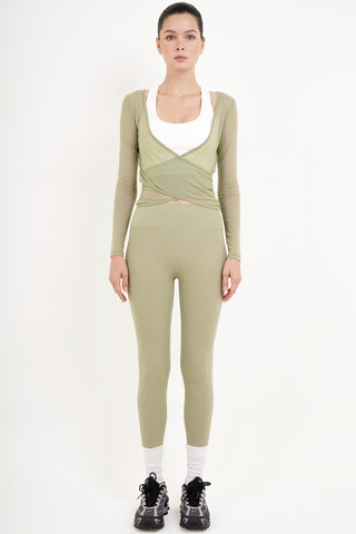 Toned Legging in Matcha