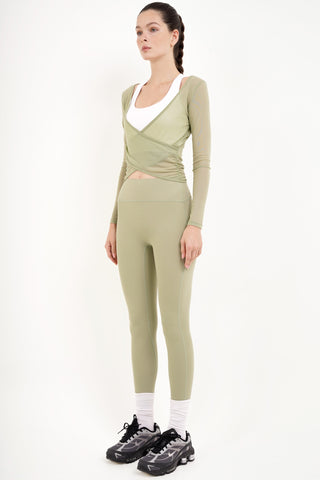 Toned Legging in Matcha