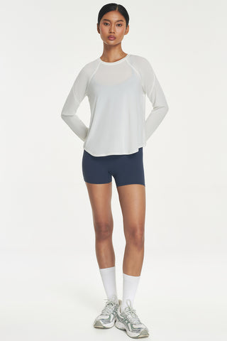 Zephyr Long Sleeve Top in White