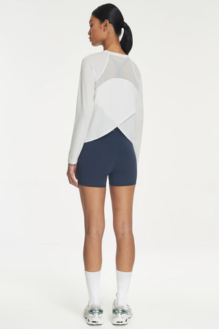 Zephyr Long Sleeve Top in White