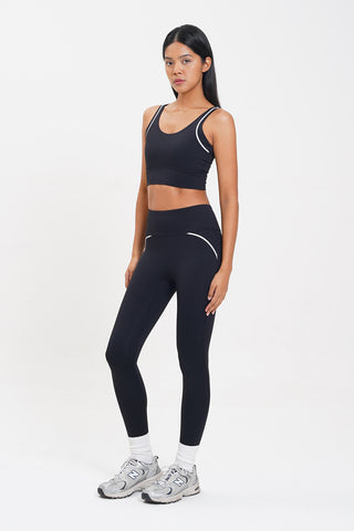 Race Legging in Black (XS & S LEFT)
