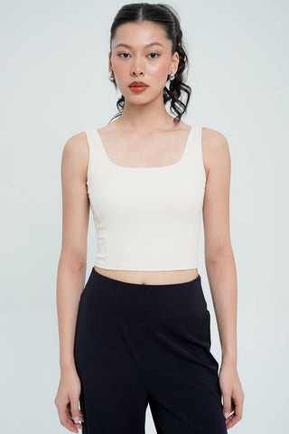 Charmed Bra Top in Ivory (XS & M LEFT)