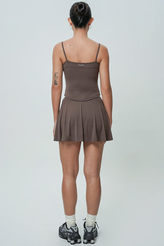 Streamlined Tank Top in Choco