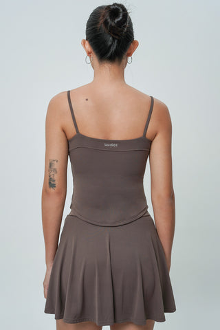Streamlined Tank Top in Choco