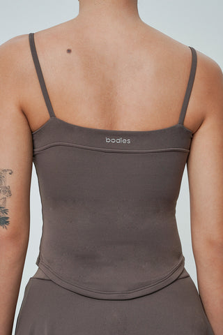 Streamlined Tank Top in Choco
