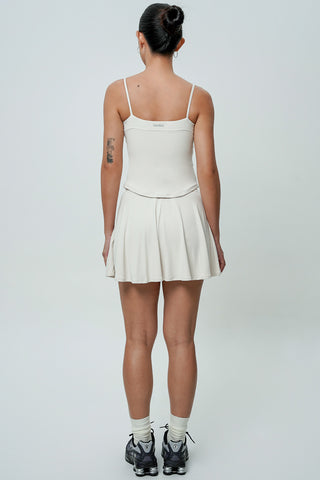 Streamlined Tank Top in Latte