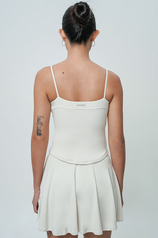 Streamlined Tank Top in Latte