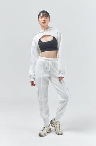 Sway Jogger in White (L,LAST PIECE)