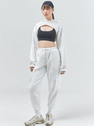 Sway Jogger in White (L,LAST PIECE)